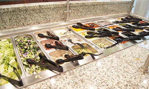 atrium grill salad bar